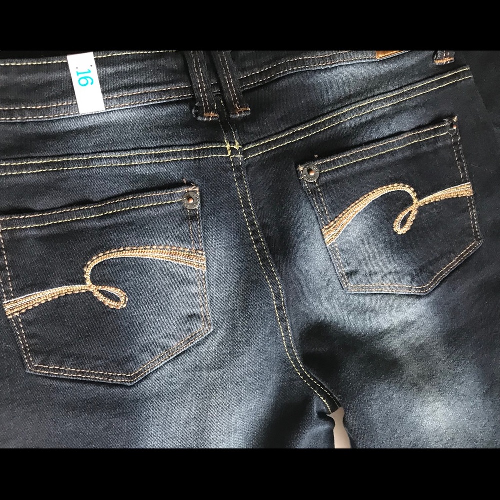 Justice Dark Bootcut Jeans - Picture 4 of 4